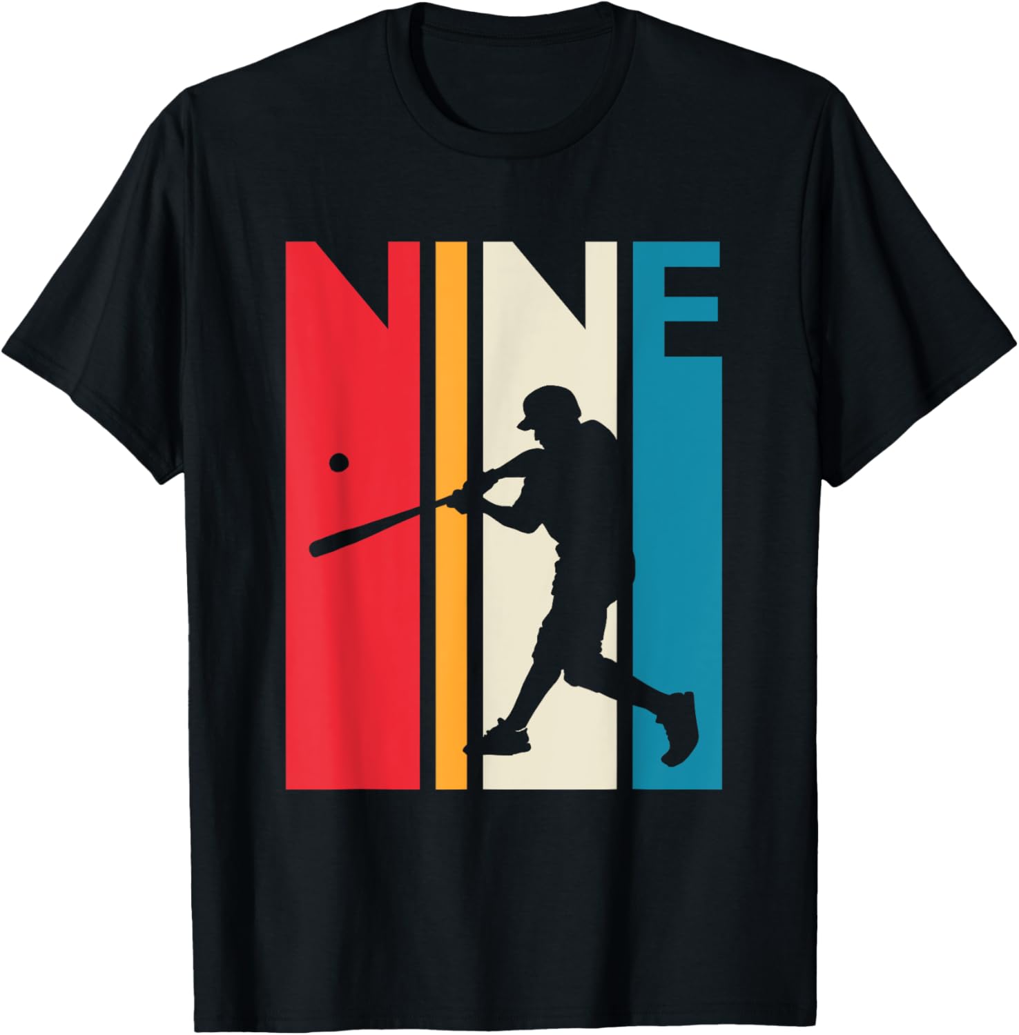 9th Birthday Gift Nine Vintage Baseball Birthday 9 Year Old