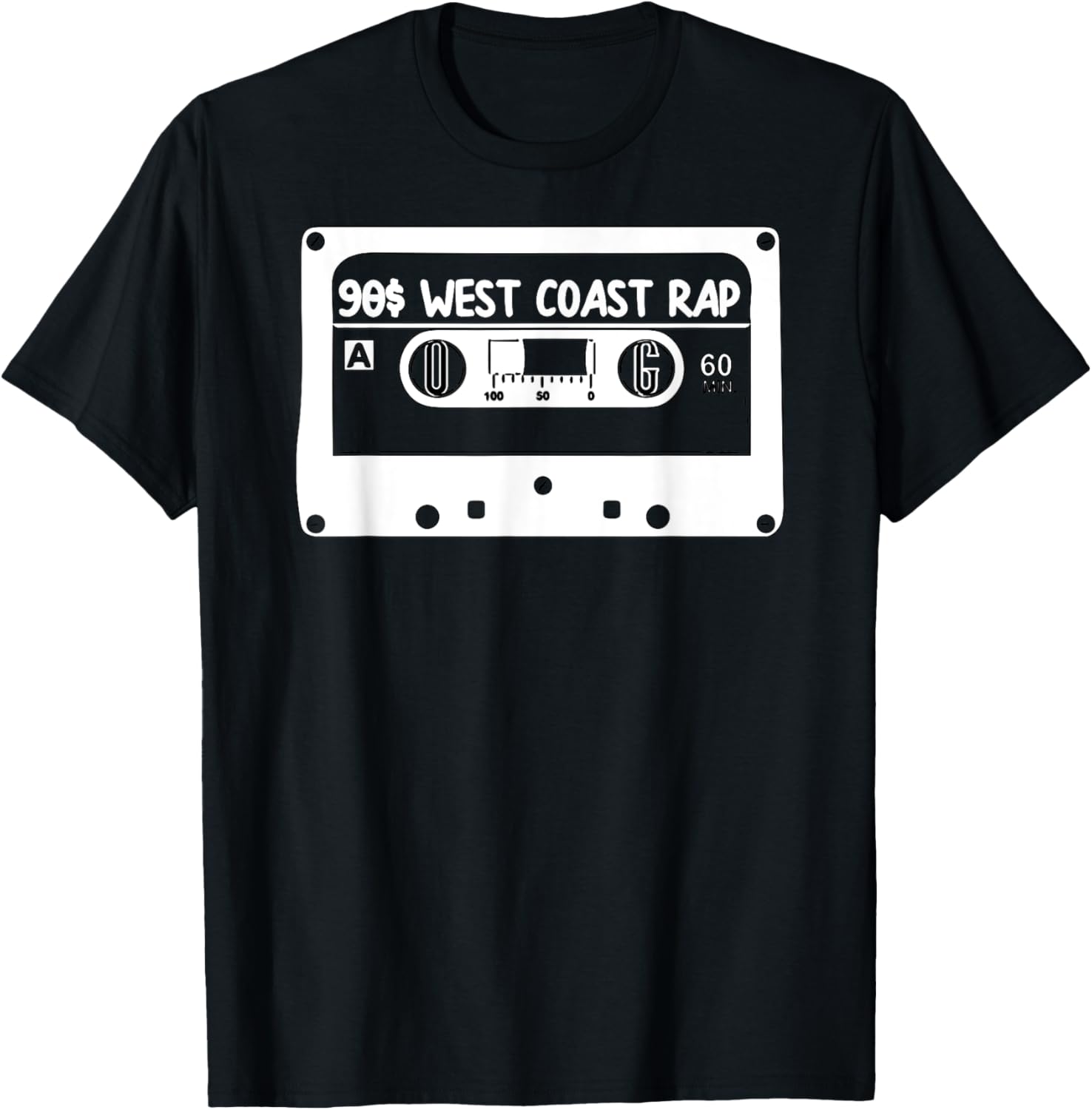 90s Music West Coast Hip Hop Cassette T Shirt