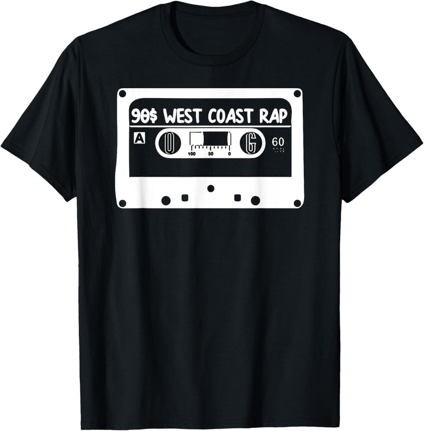 90s Music West Coast Hip Hop Cassette T Shirt