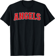 Angels California Souvenir Trip College Style Red Text