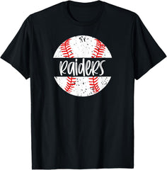 Raiders Baseball Team Mascot School Spirit Game Day