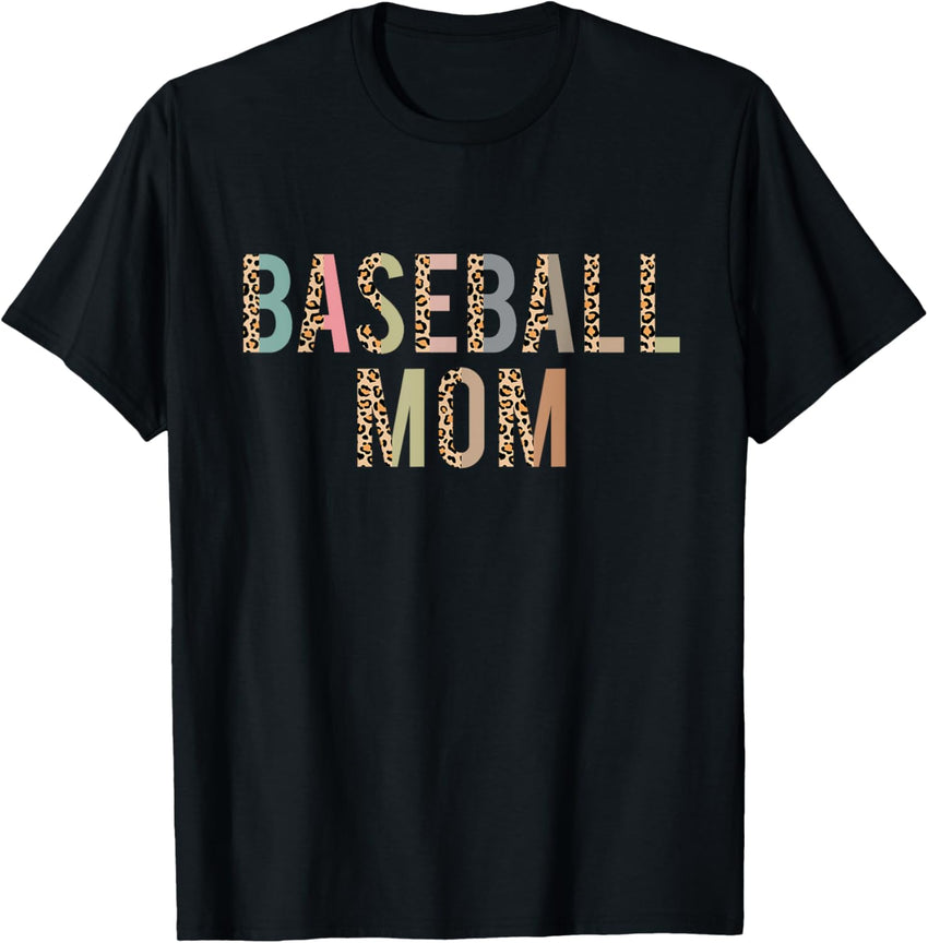 Baseball Mom Leopard Print Baseball Mother's Day