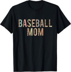Baseball Mom Leopard Print Baseball Mother's Day