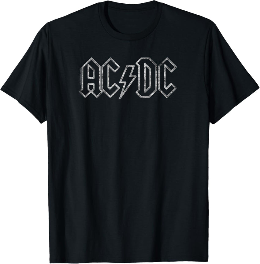 AC\/DC Rock Music Band Jagged Logo