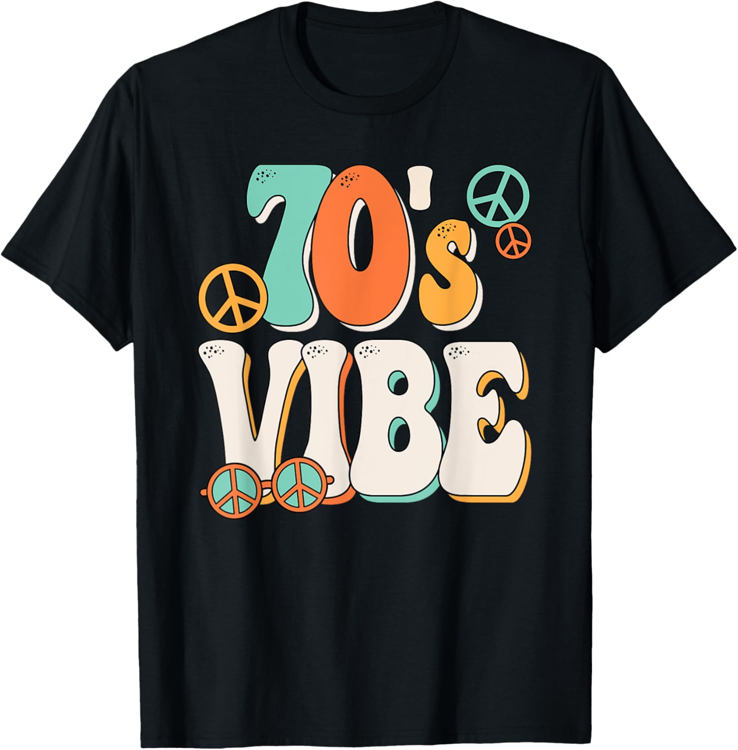 70's Vibe Costume 70s Party Outfit Groovy Hippie Peace Retro