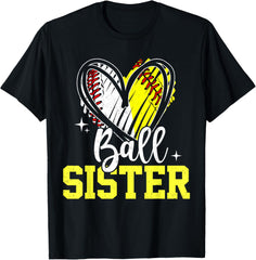 Ball Sister Softball Baseball Sister