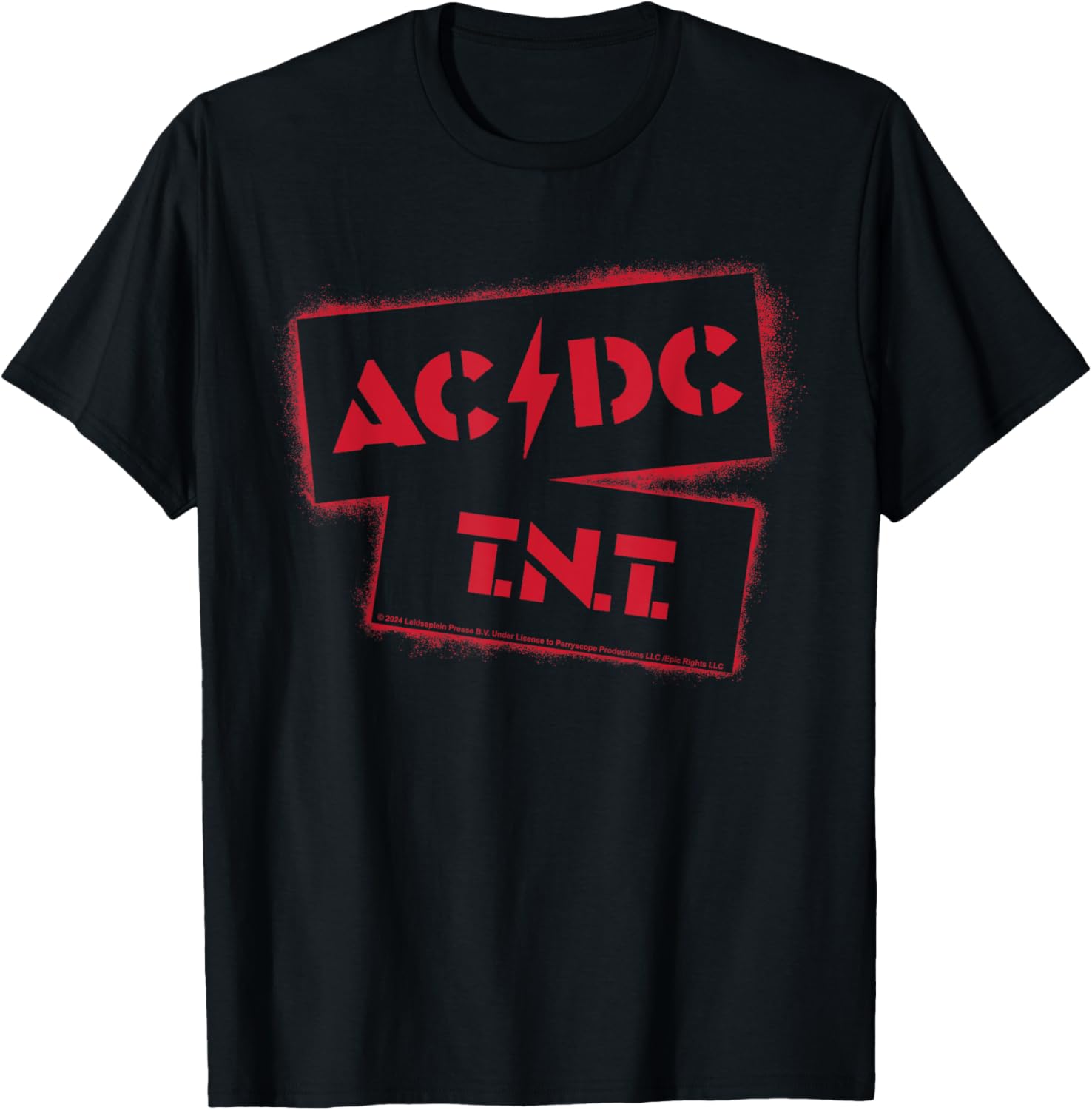 ACDC - T.N.T. Spray Paint Stencil Logo