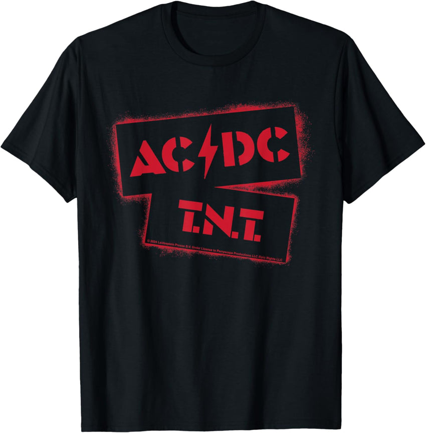 ACDC - T.N.T. Spray Paint Stencil Logo