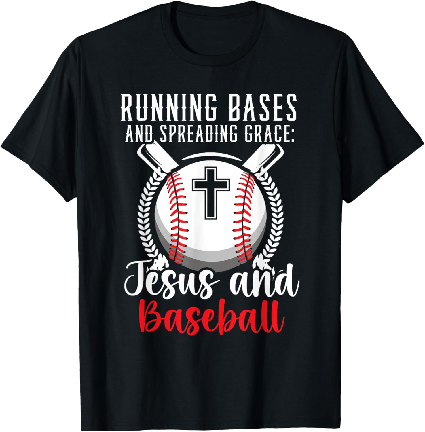 Baseball And Jesus Christian Baseball Player Religious