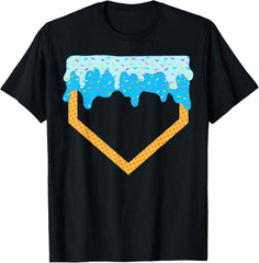 Baseball Drip Boys Home Plate Ice Cream sprinkles Sports Boy