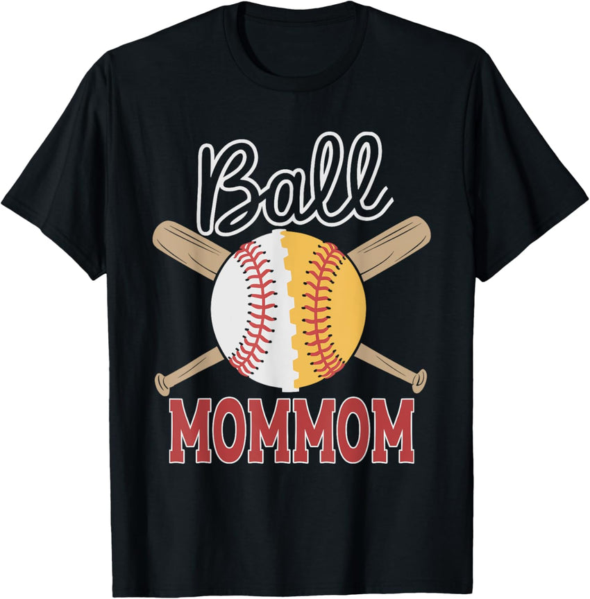 Ball Mommom Baseball Softball Player Team Sports