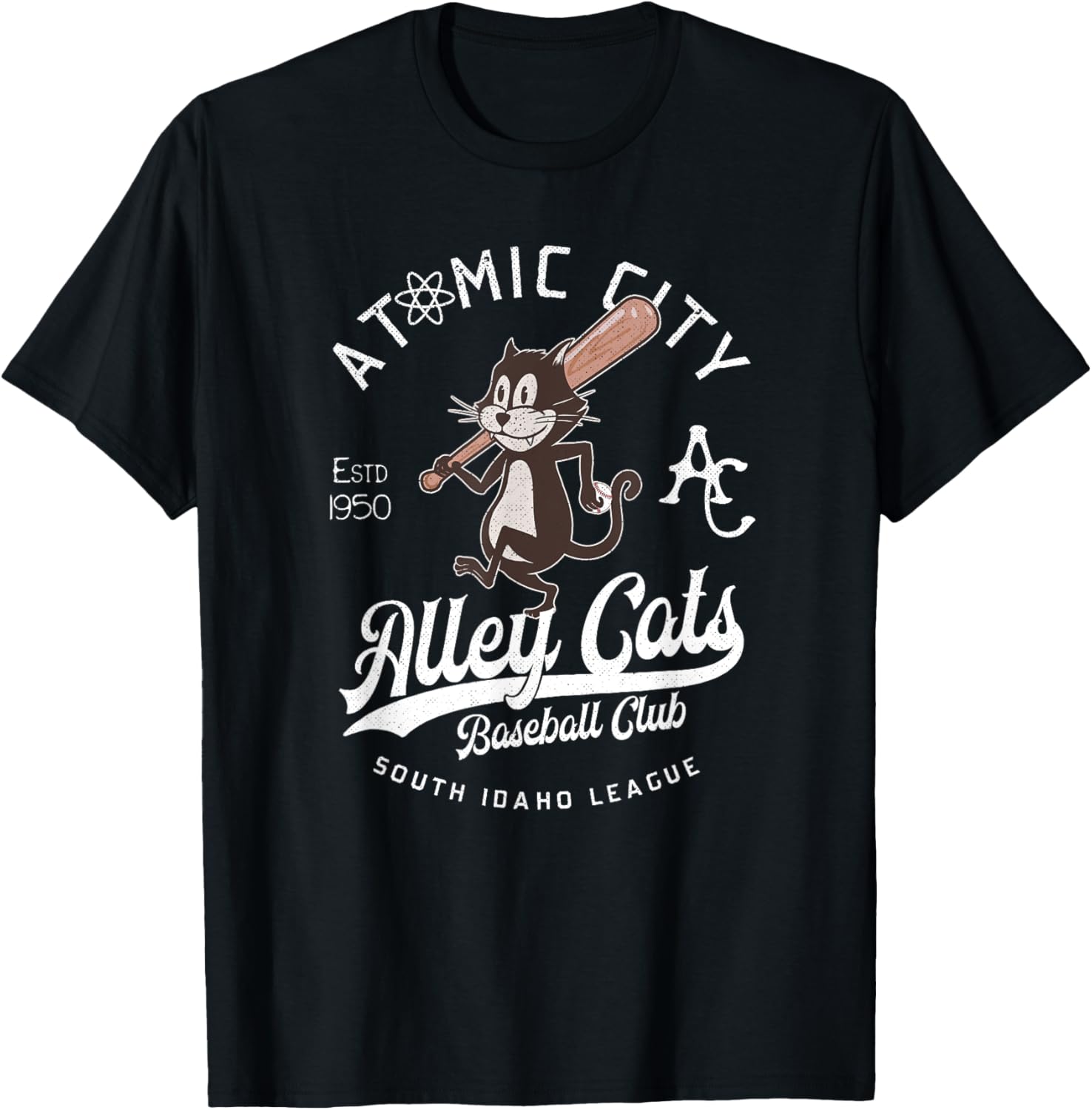 Atomic City Alley Cats Retro Minor League Baseball Team