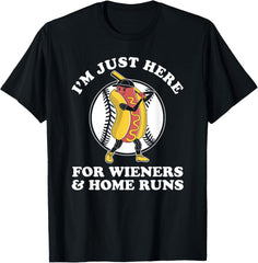 Funny Baseball Design for Women Men Wieners & Home Runs