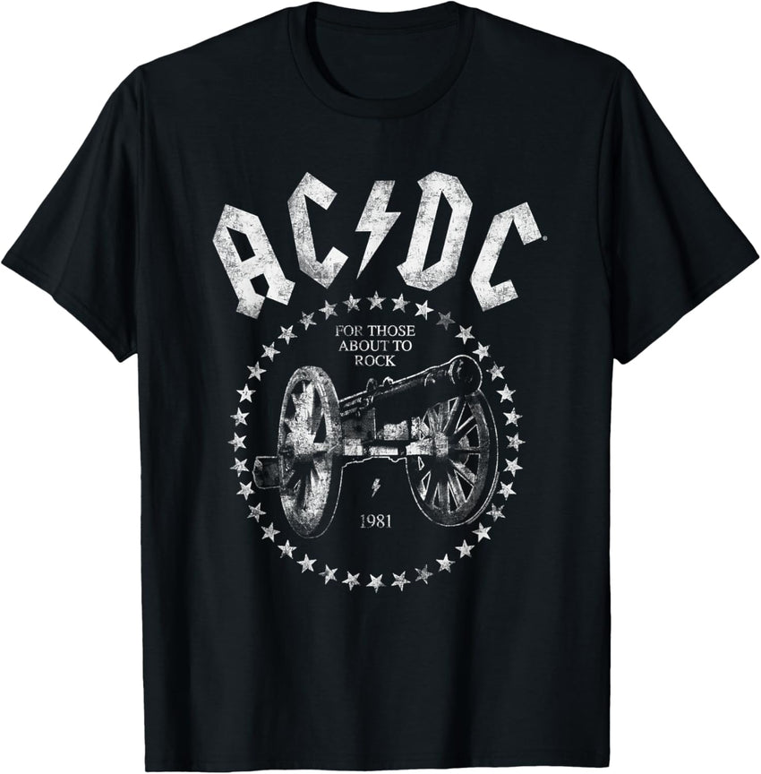 AC\/DC For Those About To Rock 1981 Distressed Cannon