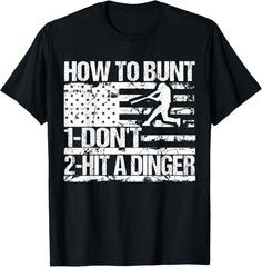 funny How to Bunt: Don't . Hit a Dinger - Funny Baseball