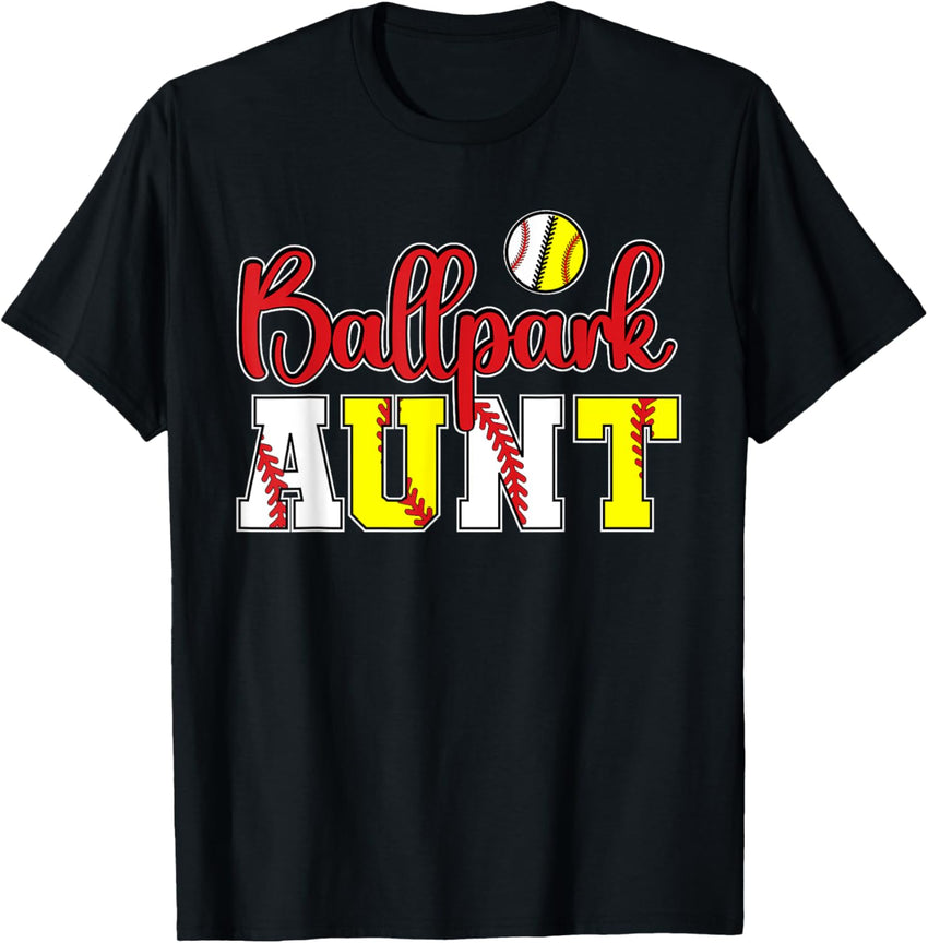 Ballpark Aunt Softball Baseball Aunt