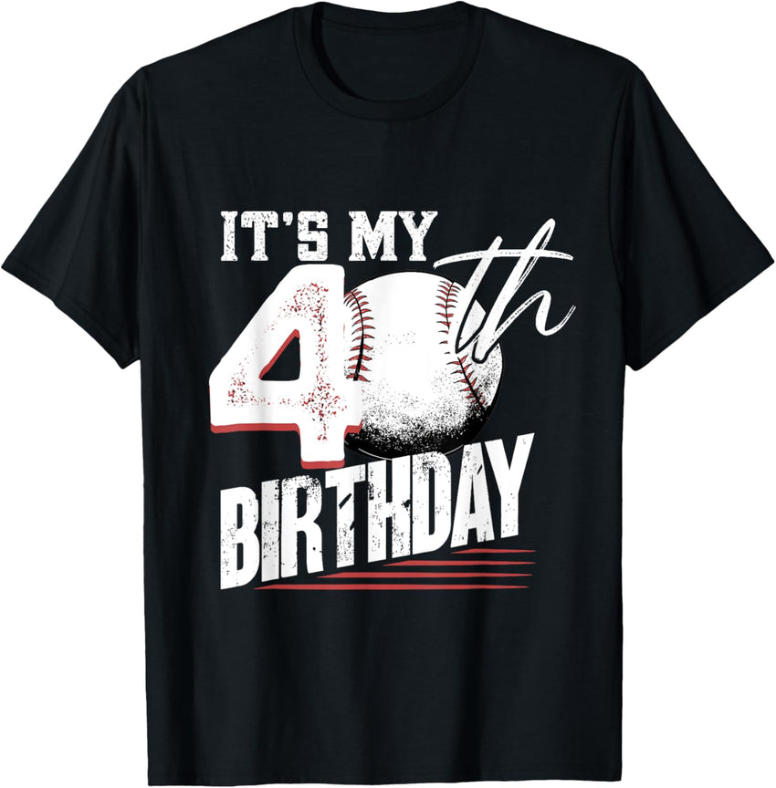 40 Years Old Vintage Baseball 40th Birthday