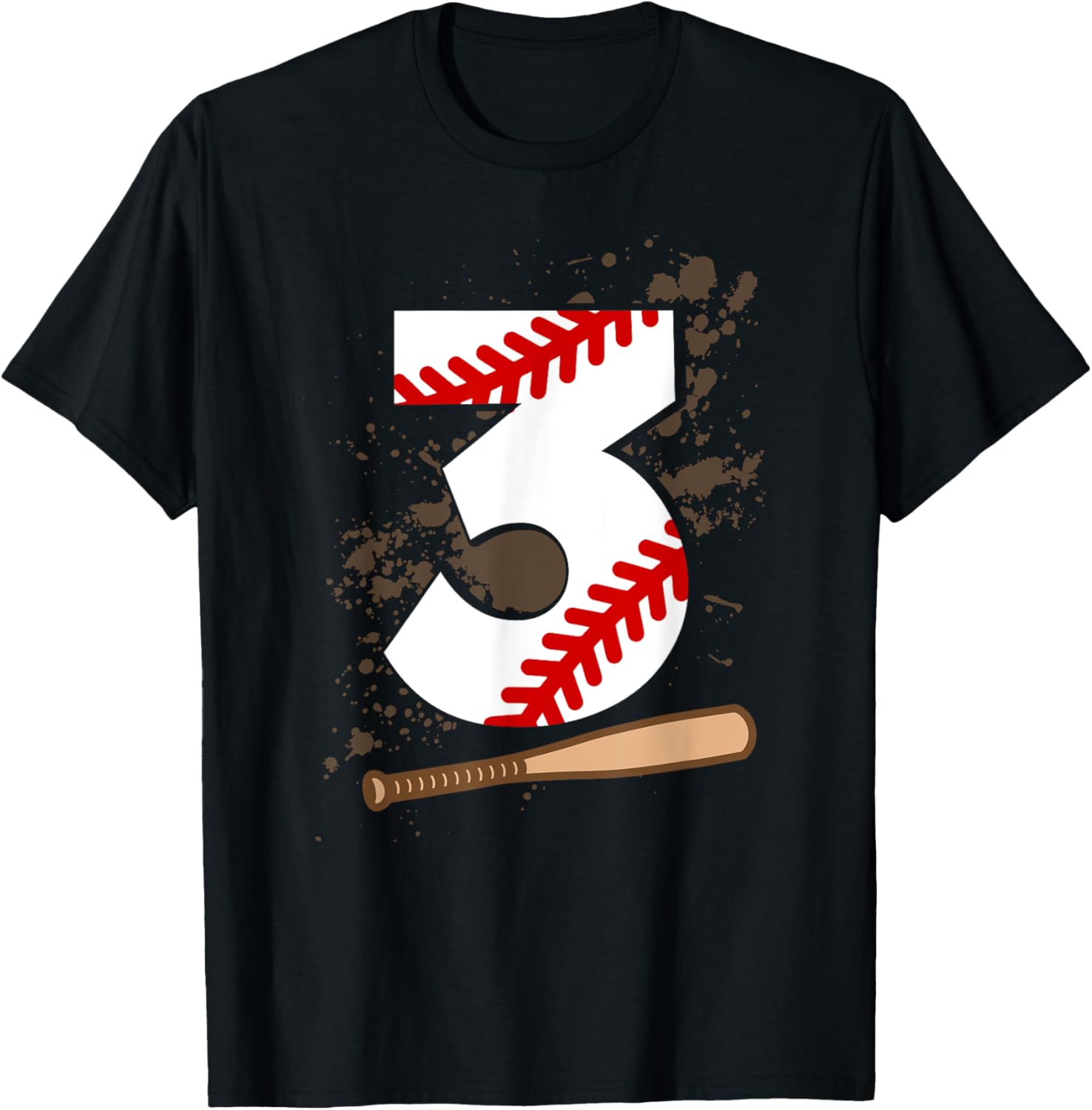 3rd Birthday Baseball 3 Years Old Baseball