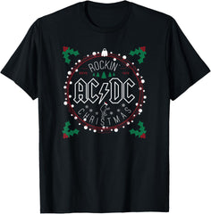 AC\/DC Rockin' Christmas Rock n Roll Music Band Merch