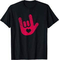ASL Sign Language "I Love You" Sign T-Shirt