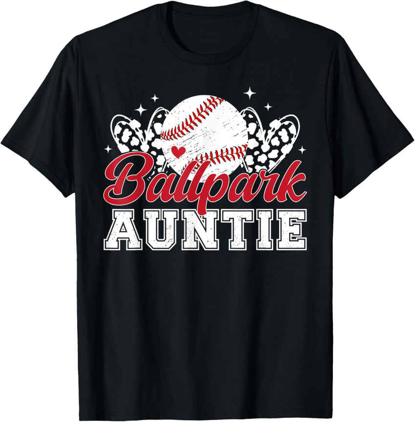 Ballpark Auntie Baseball Aunt Of A Baseball Player Aunt