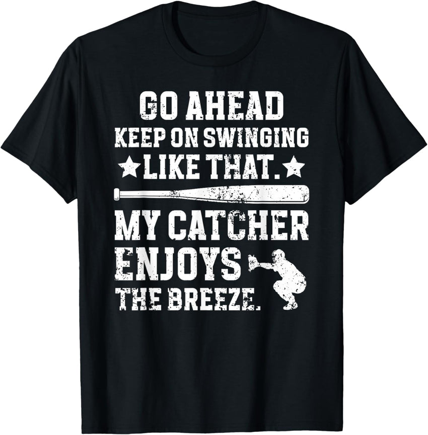 Funny Baseball Catcher Mom Of A Baseball Catcher Mama