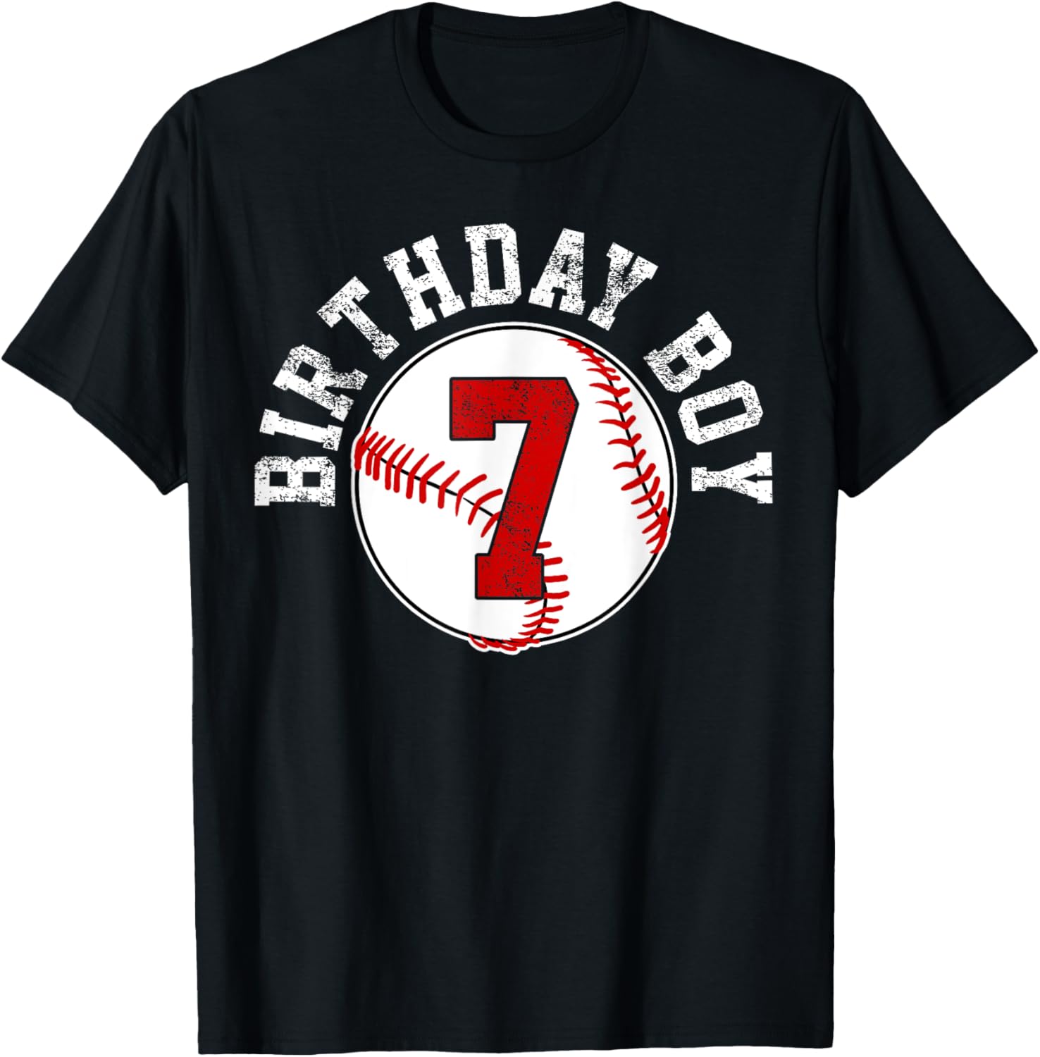 Baseball 7th Birthday Party 7 Years Old Gift