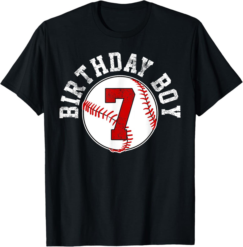 Baseball 7th Birthday Party 7 Years Old Gift
