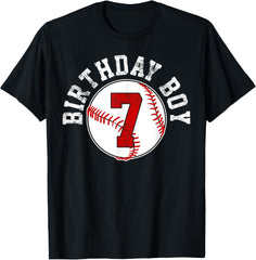 Baseball 7th Birthday Party 7 Years Old Gift