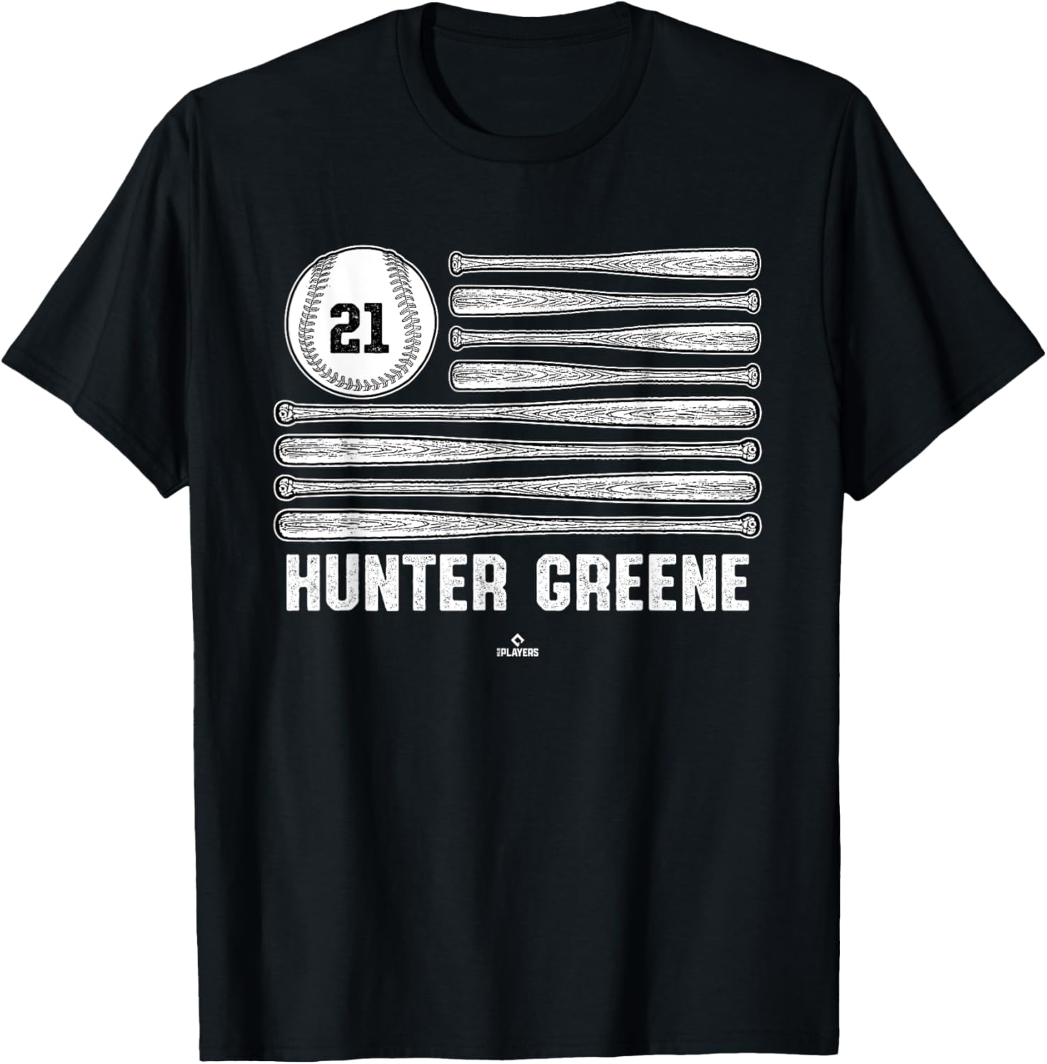 Baseball American Flag Hunter Greene Cincinnati Baseball