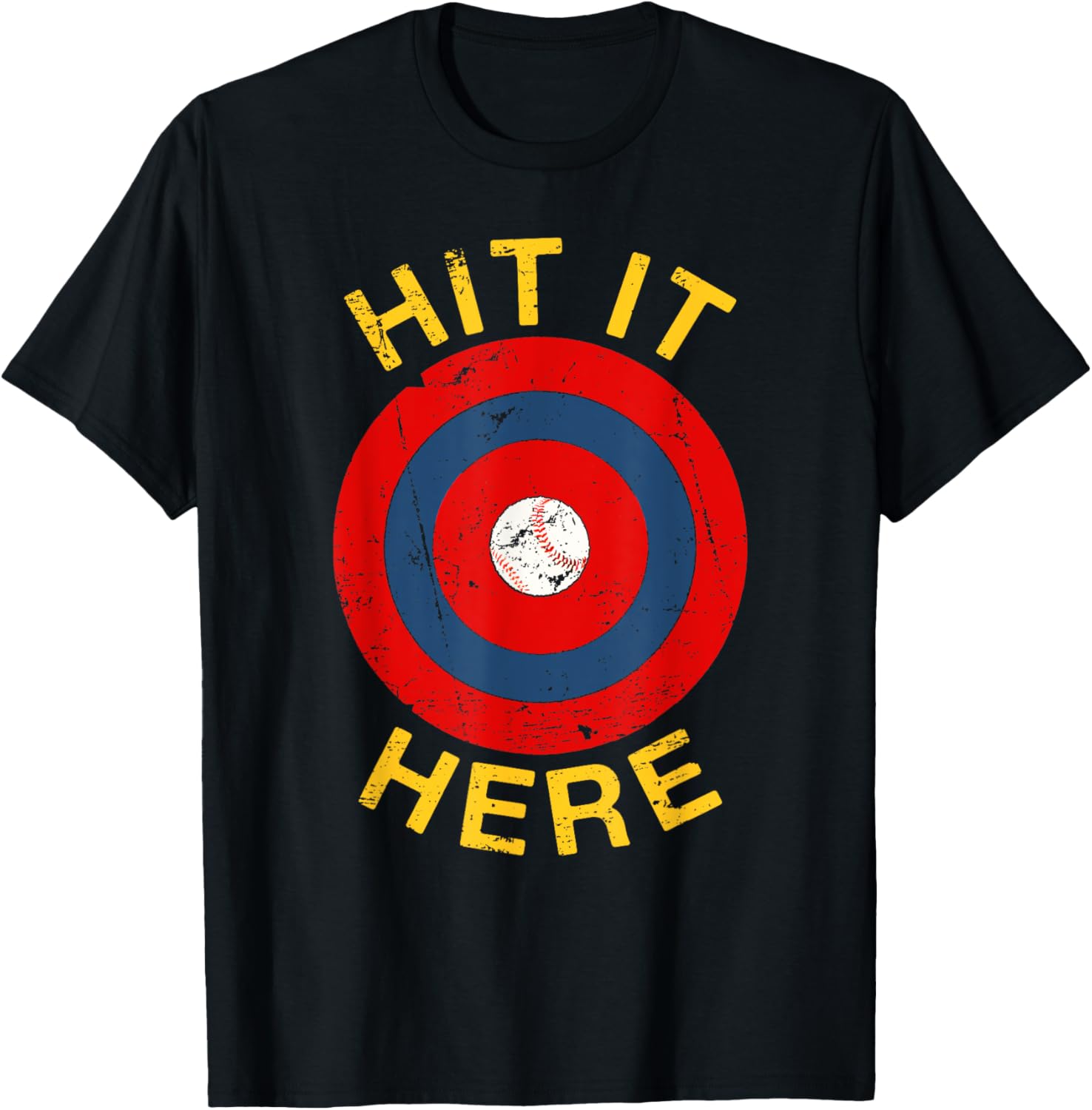 Baseball Bullseye Home Run Target Funny Bleachers