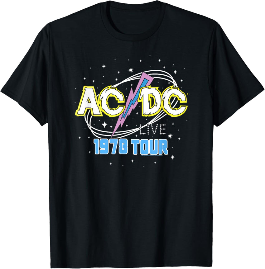AC\/DC Live High Voltage 1978 Tour Yellow and Blue