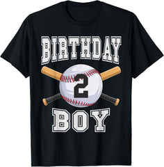 Baseball - Birthday Boy 2 Year old 2nd Birthday