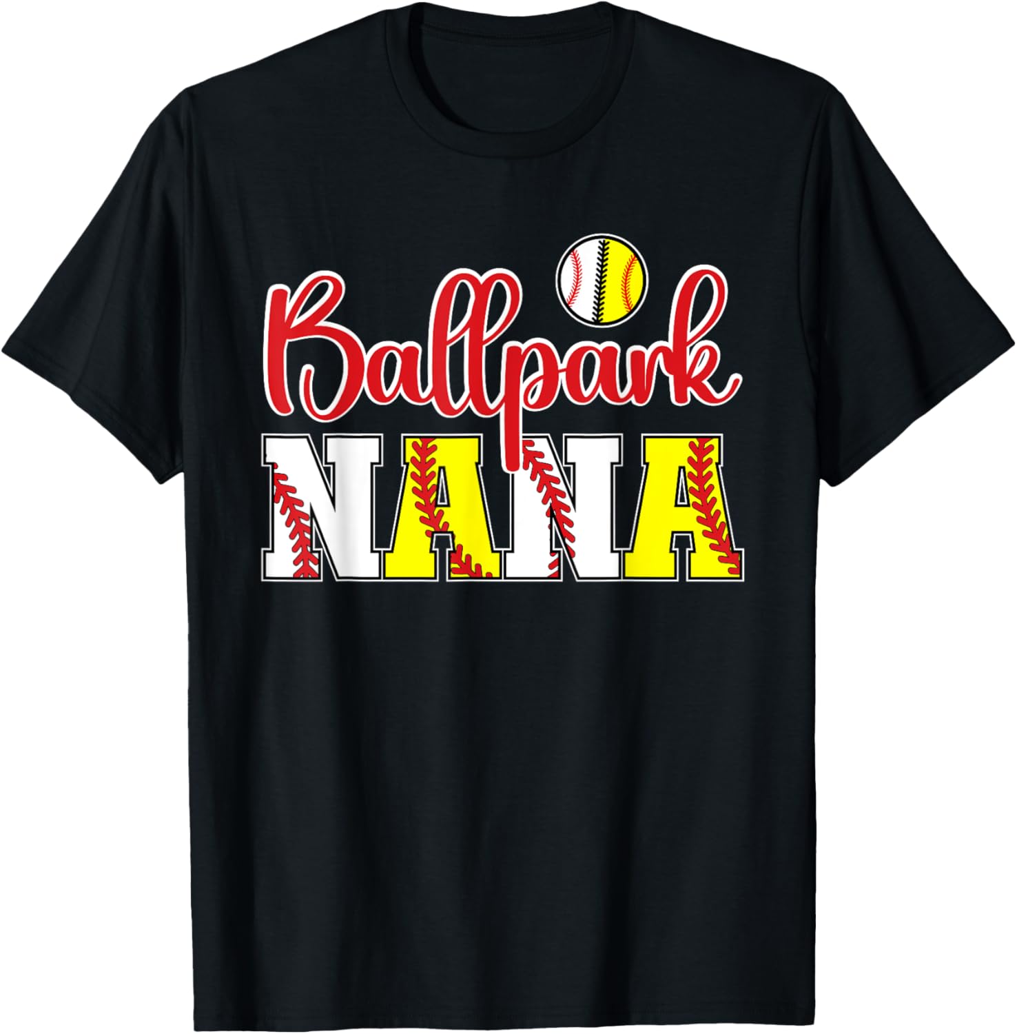 Ballpark Nana Softball Baseball Nana Grandma