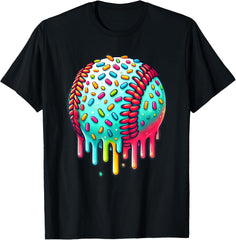 Ice Cream Drip Baseball Stuff Baseball Drip For Boys Kids