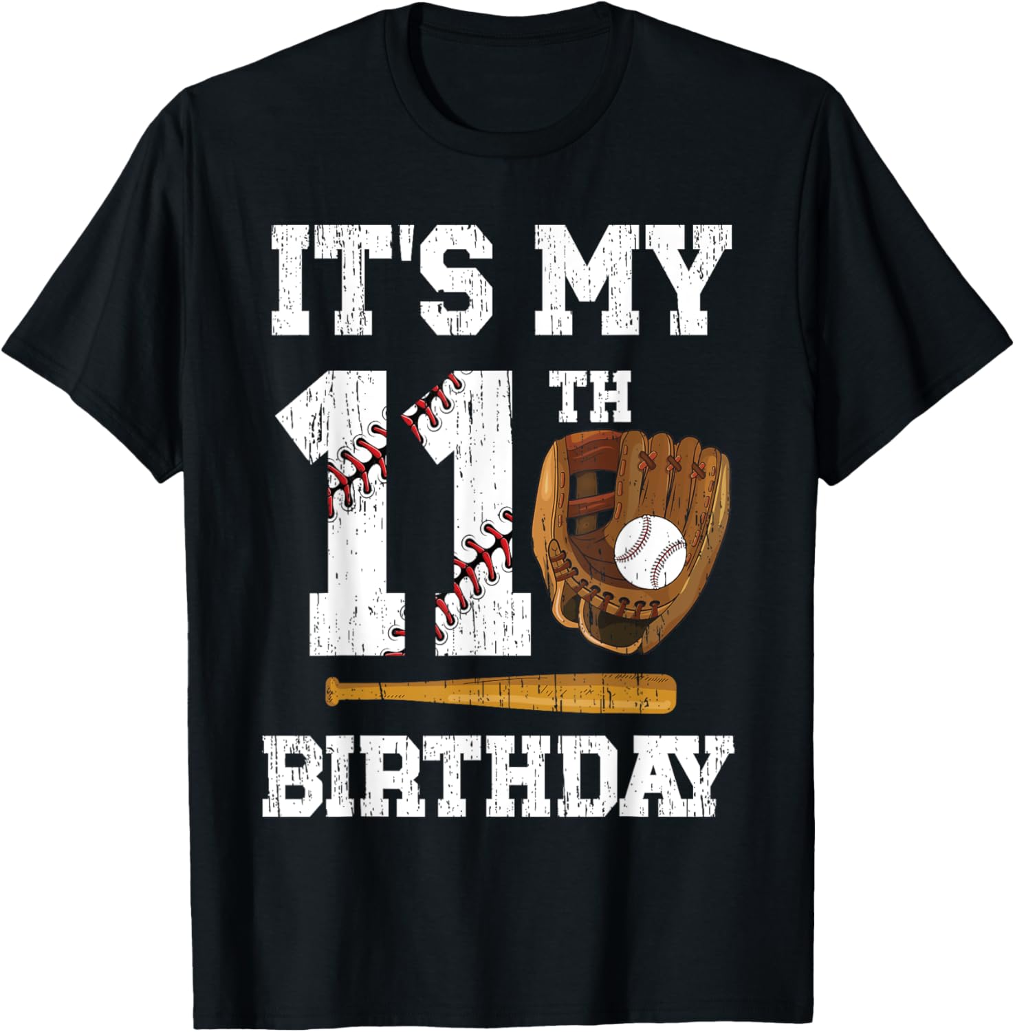11th Birthday Baseball Boy Eleven Year Old Baseball Player