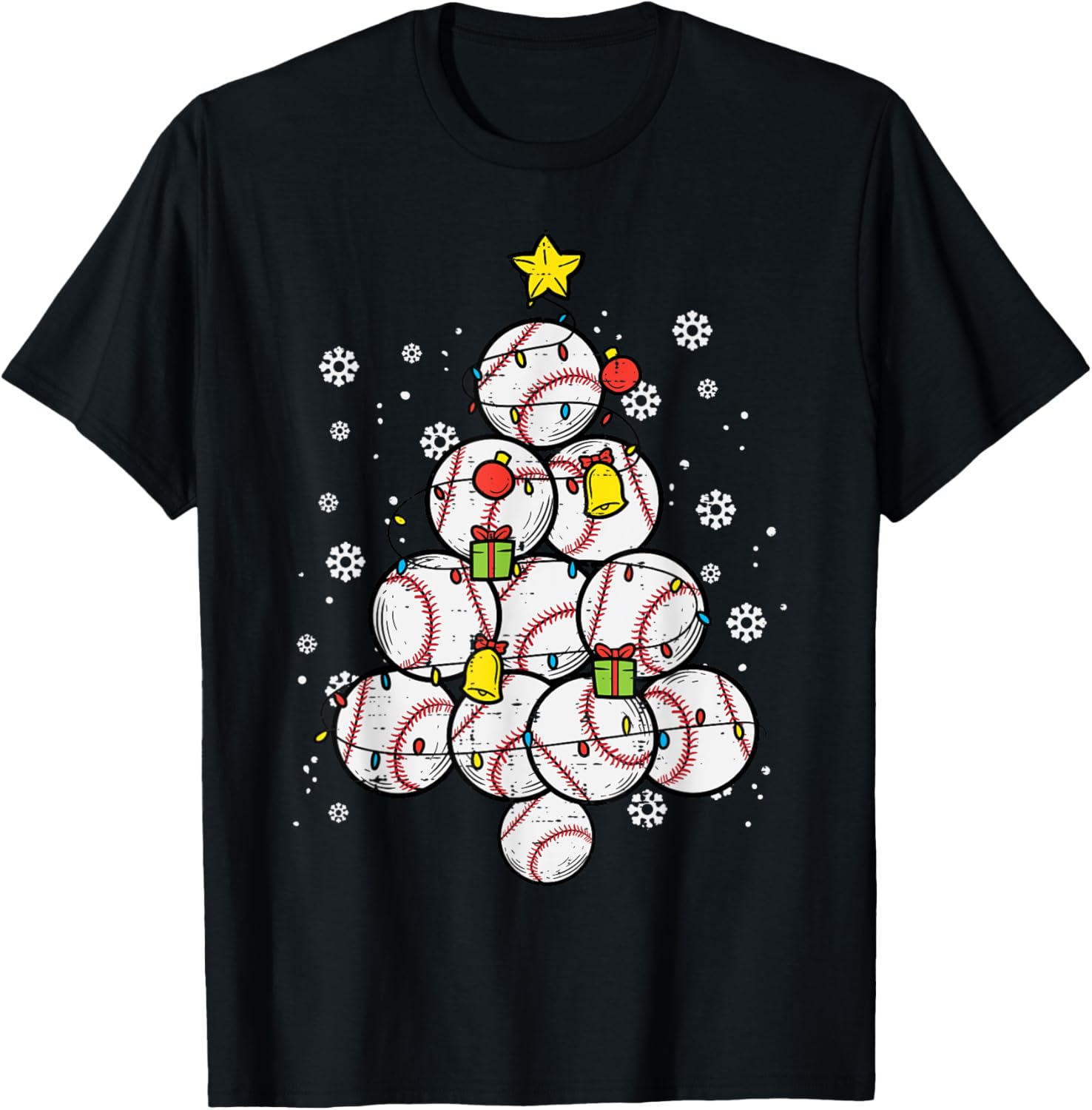 Baseball Christmas Tree Xmas Sports Player Men Women Kids