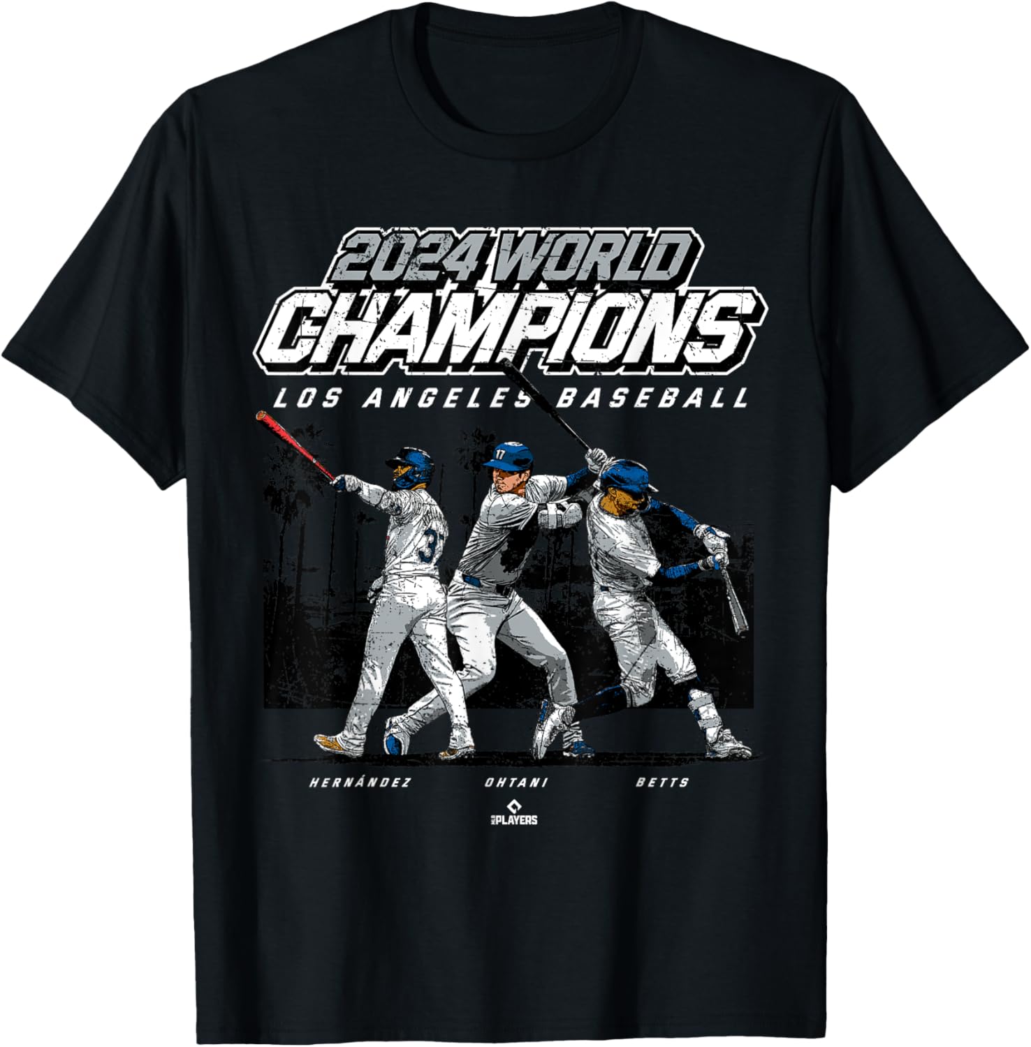 2024 Los Angeles World Champions Ohtani, Betts & Hernández