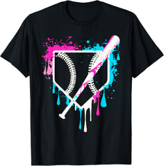 Sport Team Cool Baseball Home Plate Drip With Sprinkles Drip