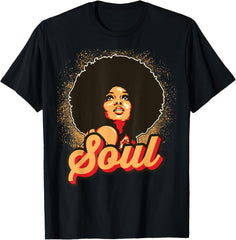 70s Funk Afro Women Soul Retro Vintage Style Graphic