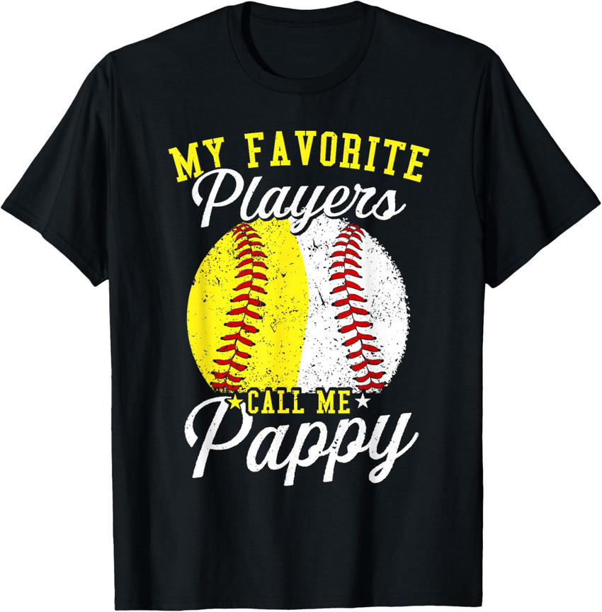 Funny My Favorite Baseball Softball Player Calls Me Pappy