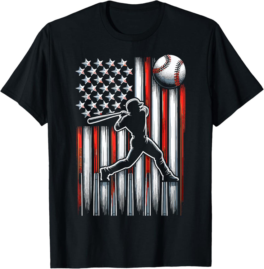 American Flag Patriotic Baseball