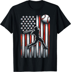 American Flag Patriotic Baseball
