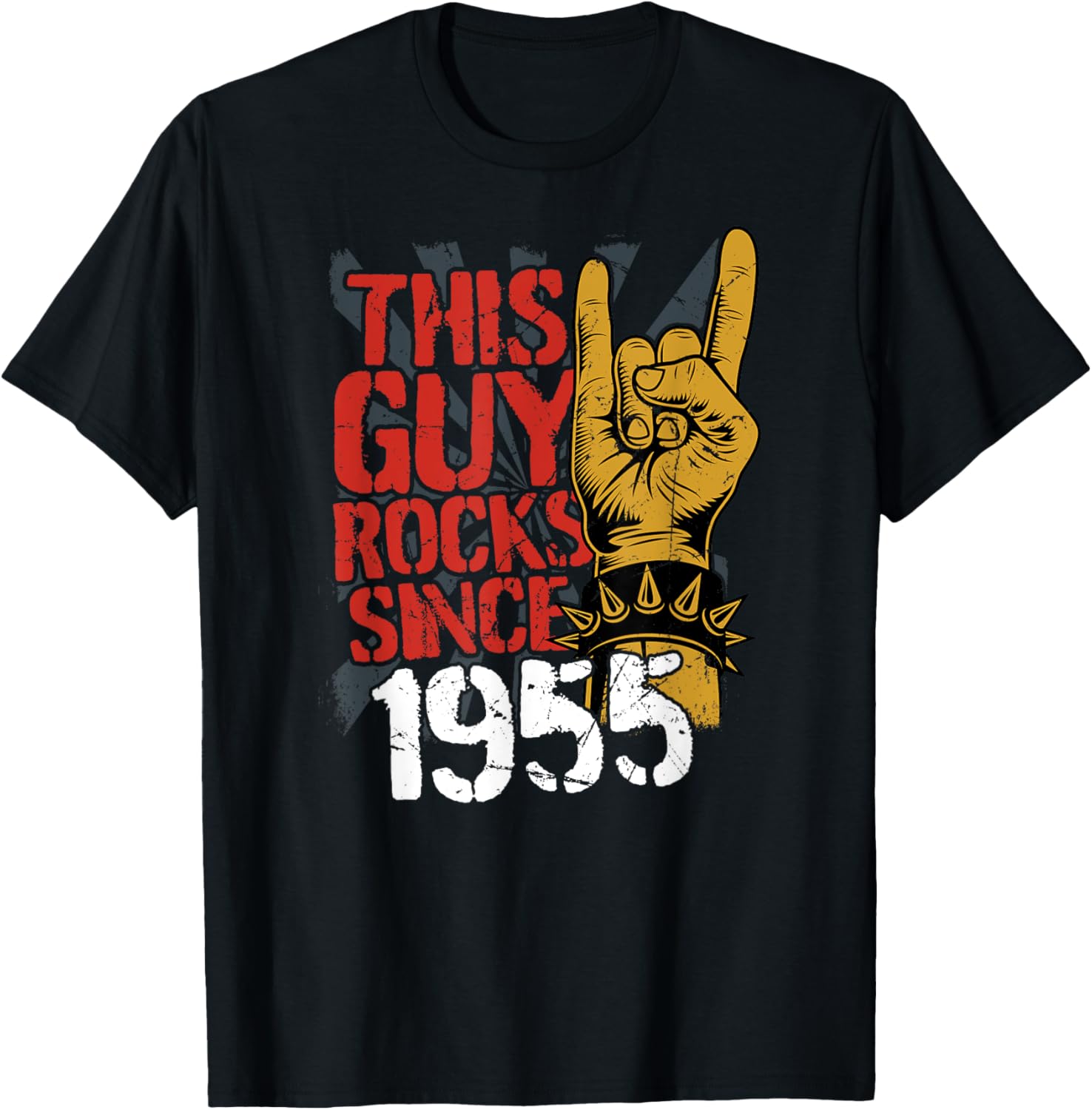 1955 vintage birthday Classic Rock music men gift