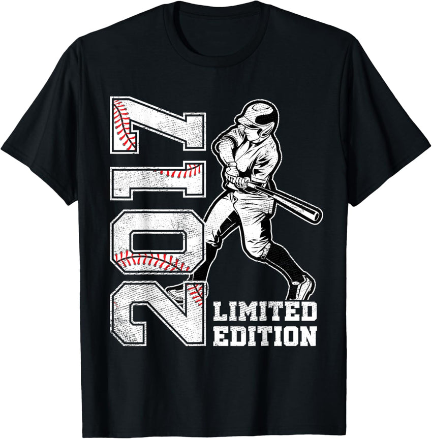 8th Birthday Baseball Limited Edition 2017 8 Years Old