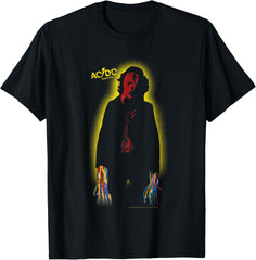 AC\/DC - Powerage T-Shirt - Unisex-Adults, Unisex-Kids - Black - Small - Long Sleeve - Music Themed