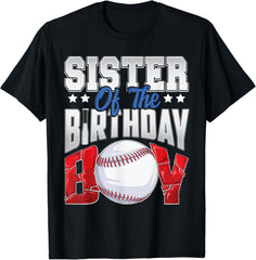 Sister Baseball birthday Boy Family Baller b-day Party