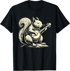 Banjo Playing Squirrel Funny Bluegrass Music