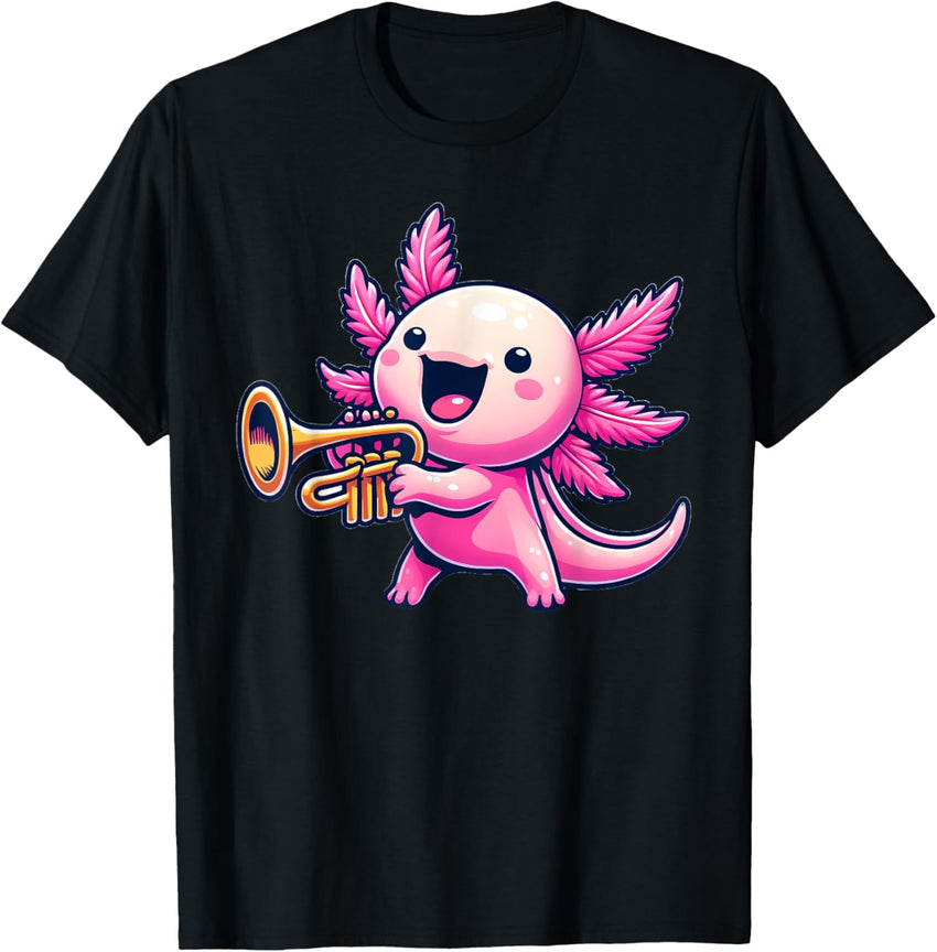 Axolotl Playing Trumpet Axolotls Musician Music