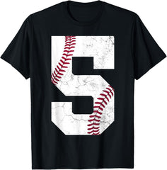 5th Birthday Gift Baseball Shirt Boys Kids Five 5 2020